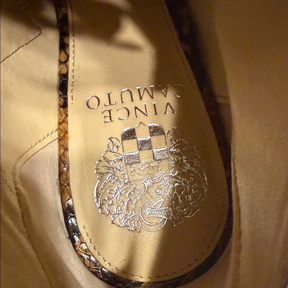 Vince Camuto Snake Print Pointed-Toe Stiletto Heels - Picture 4 of 6